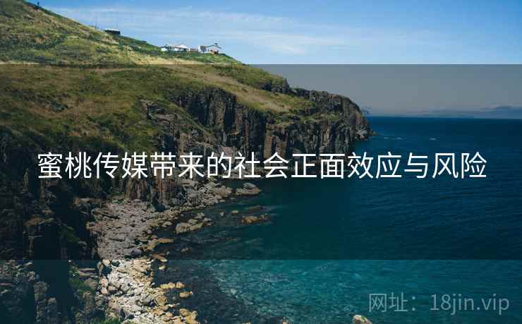 蜜桃传媒带来的社会正面效应与风险