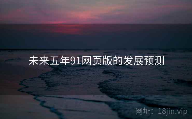 未来五年91网页版的发展预测