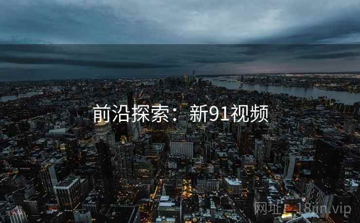 前沿探索：新91视频