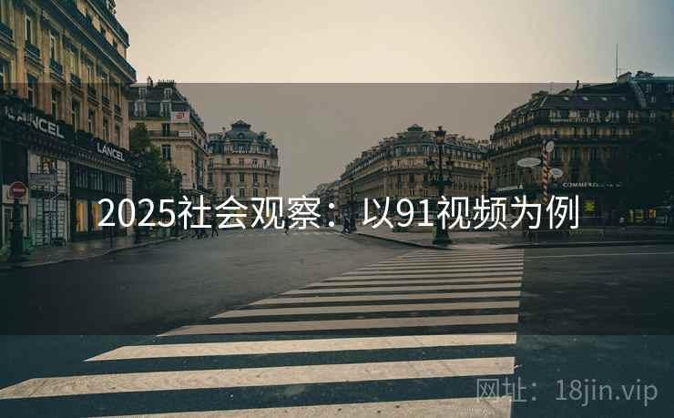 2025社会观察：以91视频为例