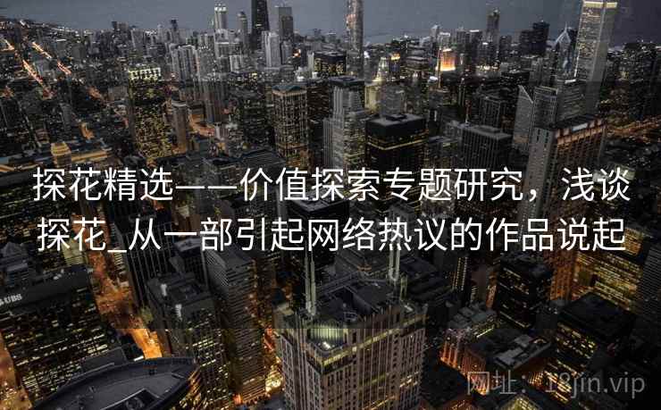 探花精选——价值探索专题研究，浅谈探花_从一部引起网络热议的作品说起